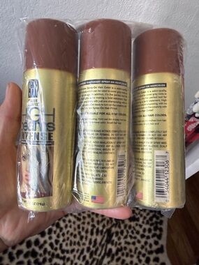 Salon Grafix Color Beams Temporary Hair Color Spray - Brown (Set of 3)